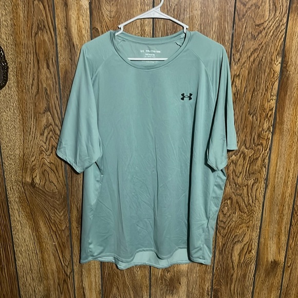 Under Armour Other - Under Armour Tech Tee Green Athletic T Shirt XXL